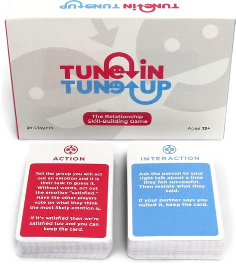tune up game|Tune in Tune UP: an Interactive Relationship Card Game.